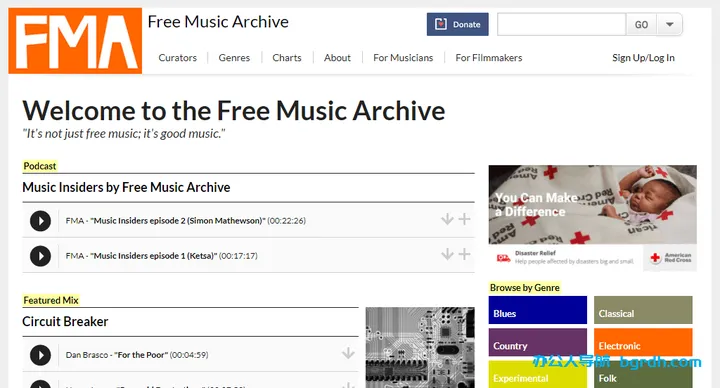Free Music Archive 截图1