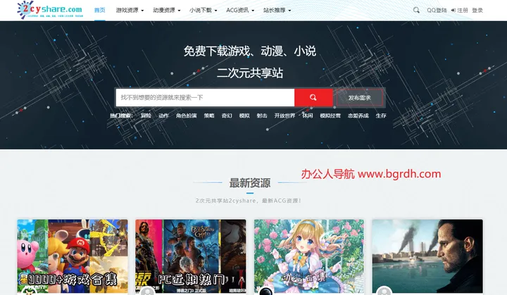二次元共享站2cyshare 截图1