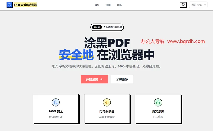 PDF安全编辑器 截图1