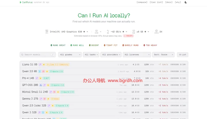 CanIRun.ai 截图1