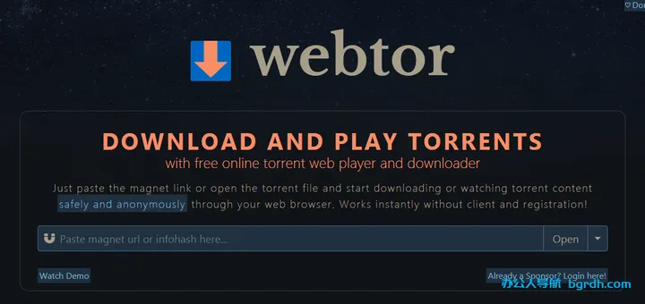 Webtor 截图1